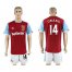 West Ham United #14 Obiang Home Soccer Club Jersey
