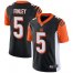 Nike Cincinnati Bengals #5 Ryan Finley Black Team Color Mens Stitched NFL Vapor Untouchable Limited Jersey