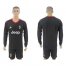 Juventus Blank Black Goalkeeper Long Sleeves Soccer Club Jersey