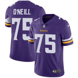 Nike Minnesota Vikings #75 Brian ONeill Purple Team Color Mens Stitched NFL Vapor Untouchable Limited Jersey