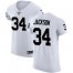 Nike Las Vegas Raiders #34 Bo Jackson White Mens Stitched NFL Vapor Untouchable Elite Jersey