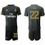 Real Madrid #22 Isco Black Training Soccer Club Jersey
