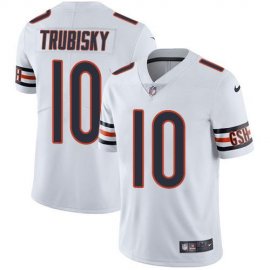 Nike Chicago Bears #10 Mitchell Trubisky White Youth Stitched NFL Vapor Untouchable Limited Jersey