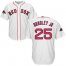 Boston Red Sox #25 Jackie Bradley Jr White Cool Base 2018 World Series Champions Stitched Youth MLB Jersey