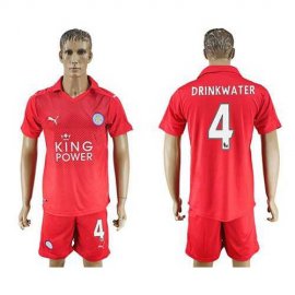 Leicester City #4 Drinkwater Away Soccer Club Jersey