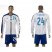 Italy #24 Florenzi White Away Long Sleeves Soccer Country Jersey