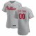 Philadelphia Phillies Custom Mens Nike Gray Road 2020 Authentic Player MLB Jersey