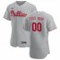 Philadelphia Phillies Custom Mens Nike Gray Road 2020 Authentic Player MLB Jersey