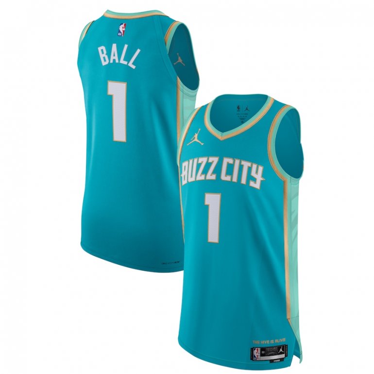 Jordan Brand LaMelo Ball Charlotte Hornets 2023/24 Authentic Jersey – City Edition – Teal Jordan Brand LaMelo Ball Charlotte Hornets 2023/24 Authentic Jersey – City Edition – Teal