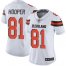 Nike Cleveland Browns #81 Austin Hooper White Womens Stitched NFL Vapor Untouchable Limited Jersey