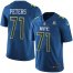 Nike Philadelphia Eagles #71 Jason Peters Navy Mens Stitched NFL Limited NFC 2017 Pro Bowl Jersey