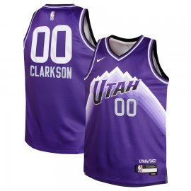 Jordan Clarkson Utah Jazz Nike Youth 2023/24 Swingman Replica Jersey – City Edition – Purple