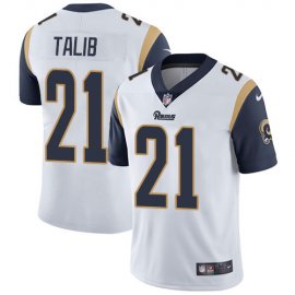 Nike Los Angeles Rams #21 Aqib Talib White Mens Stitched NFL Vapor Untouchable Limited Jersey