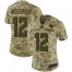 Nike Jacksonville Jaguars #12 Dede Westbrook Camo Womens Stitched NFL Limited 2018 Salute to Service Jersey