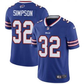 Nike Buffalo Bills #32 O. J. Simpson Royal Blue Team Color Mens Stitched NFL Vapor Untouchable Limited Jersey