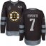 Adidas Boston Bruins #7 Phil Esposito Black 1917-2017 100th Anniversary Stanley Cup Final Bound Stitched NHL Jersey
