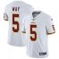 Nike Washington Football Team #5 Tress Way White Mens Stitched NFL Vapor Untouchable Limited Jersey