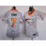 Nike Denver Broncos #7 John Elway Zebra Womens Stitched NFL Elite Jersey