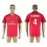 Paris Saint-Germain #4 Stambouli Red Soccer Club Jersey