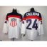 2014 Olympic Team USA #24 Ryan Callahan White Stitched NHL Jersey