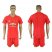 Manchester United Blank Red Goalkeeper Soccer Club Jersey
