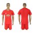 Manchester United Blank Red Goalkeeper Soccer Club Jersey