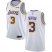 Lakers #3 Anthony Davis White Youth Basketball Swingman Association Edition Jersey