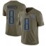 Nike Tennessee Titans #8 Marcus Mariota Olive Mens Stitched NFL Limited 2017 Salute to Service Jersey