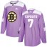 Adidas Boston Bruins #7 Phil Esposito Purple Authentic Fights Cancer Stitched NHL Jersey