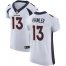 Nike Denver Broncos #13 KJ Hamler White Mens Stitched NFL New Elite Jersey