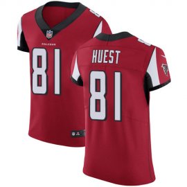 Nike Atlanta Falcons #81 Hayden Hurst Red Team Color Mens Stitched NFL Vapor Untouchable Elite Jersey