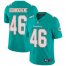 Nike Miami Dolphins #46 Noah Igbinoghene Aqua Green Team Color Mens Stitched NFL Vapor Untouchable Limited Jersey