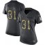 Nike San Francisco 49ers #31 Raheem Mostert Black Womens Stitched NFL Limited 2016 Salute to Service Jersey