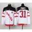 Olympic CA. #31 Carey Price White 100th Anniversary Stitched NHL Jersey