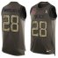 Nike Tampa Bay Buccaneers #28 Vernon Hargreaves III Green Mens Stitched NFL Limited Salute To Service Tank Top Jersey