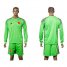Colombia Blank Green Goalkeeper Long Sleeves Soccer Country Jersey
