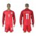 England #11 Lallana Away Long Sleeves Soccer Country Jersey