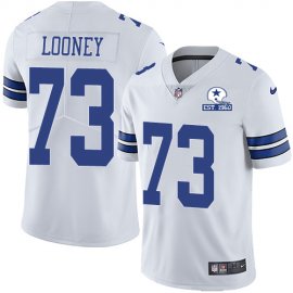 Nike Dallas Cowboys #73 Joe Looney White Mens Stitched With Established In 1960 Patch NFL Vapor Untouchable Limited Jersey