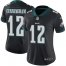 Nike Philadelphia Eagles #12 Randall Cunningham Black Alternate Womens Stitched NFL Vapor Untouchable Limited Jersey