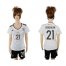 Womens Germany #21 Gundogan White Home Soccer Country Jersey