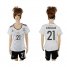 Womens Germany #21 Gundogan White Home Soccer Country Jersey