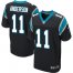 Nike Carolina Panthers #11 Robby Anderson Black Team Color Mens Stitched NFL Vapor Untouchable Elite Jersey