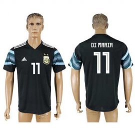 Argentina #11 Di Maria Away Soccer Country Jersey