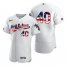 Oakland Athletics #40 Chris Bassitt Mens Nike White Fluttering USA Flag Limited Edition Authentic MLB Jersey
