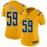Nike Los Angeles Chargers #59 Nick Vigil Gold Womens Stitched NFL Limited Inverted Legend Jersey