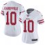 Nike San Francisco 49ers #10 Jimmy Garoppolo White Womens Stitched NFL Vapor Untouchable Limited Jersey