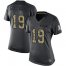 Nike Detroit Lions #19 Kenny Golladay Black Womens Stitched NFL Limited 2016 Salute to Service Jersey