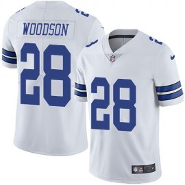 Nike Dallas Cowboys #28 Darren Woodson White Mens Stitched NFL Vapor Untouchable Limited Jersey