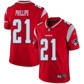 Nike New England Patriots #21 Adrian Phillips Red Mens Stitched NFL Limited Inverted Legend Jersey