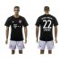 Bayern Munchen #22 Starke Goalkeeper Black Soccer Club Jersey